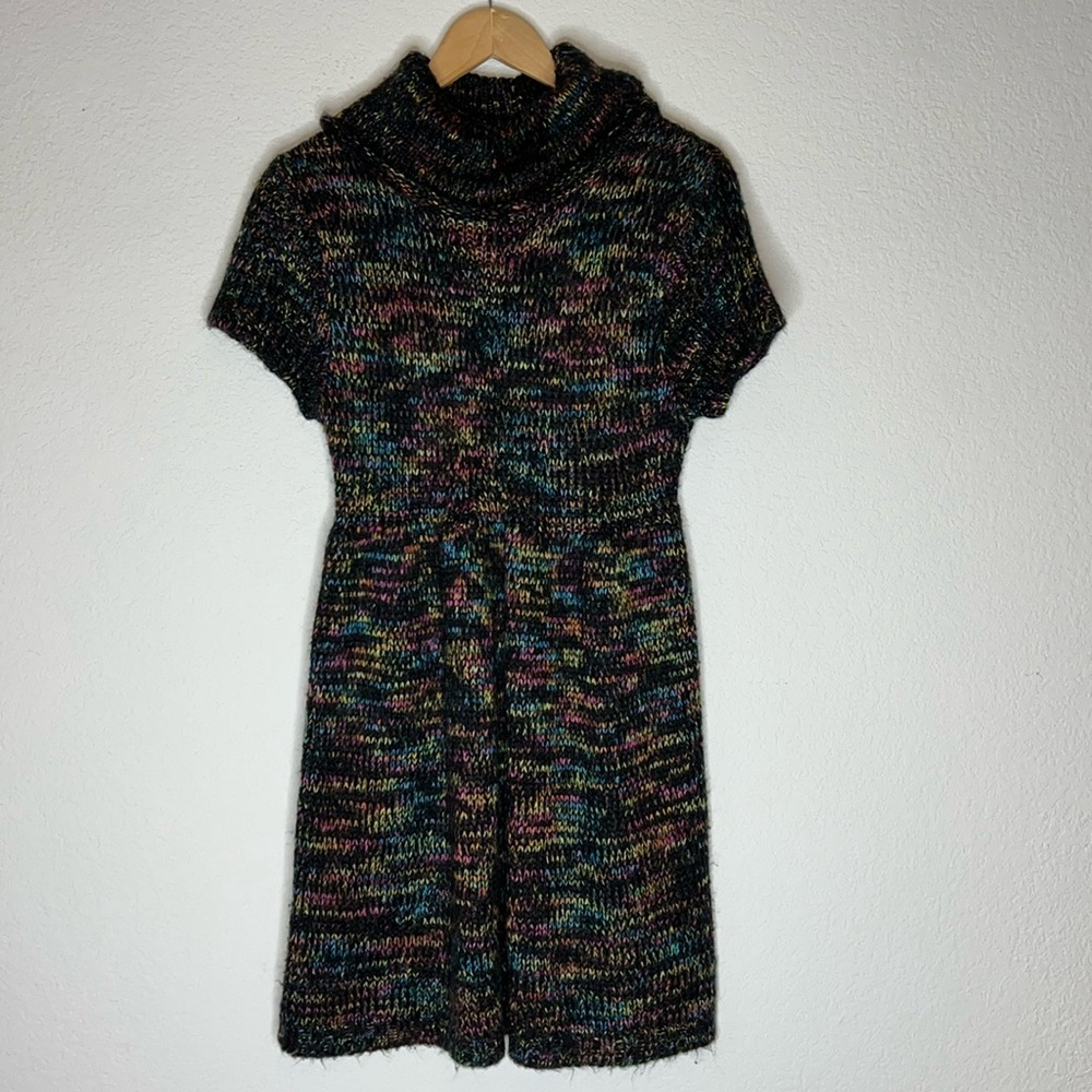 Mascara Turtleneck Sweater Dress